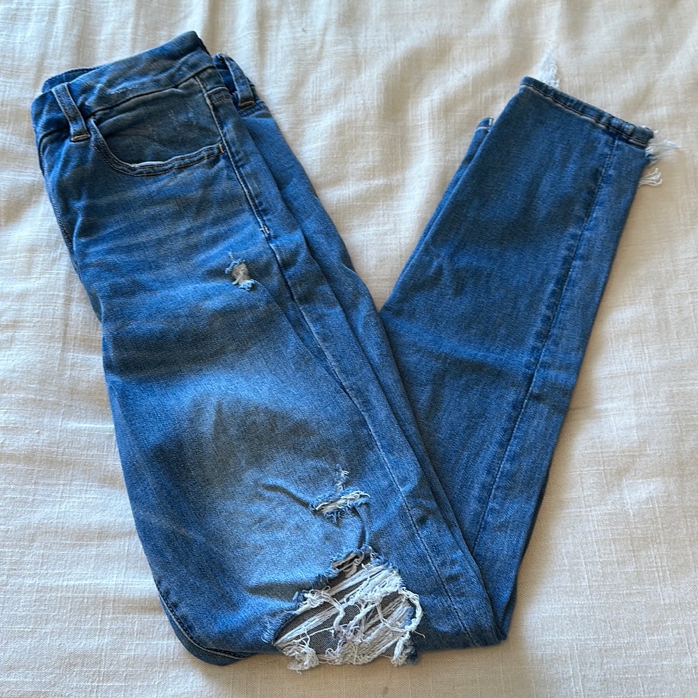 Curvy high rise American eagle jegging